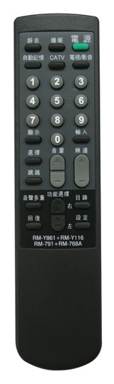 新力電視遙控器